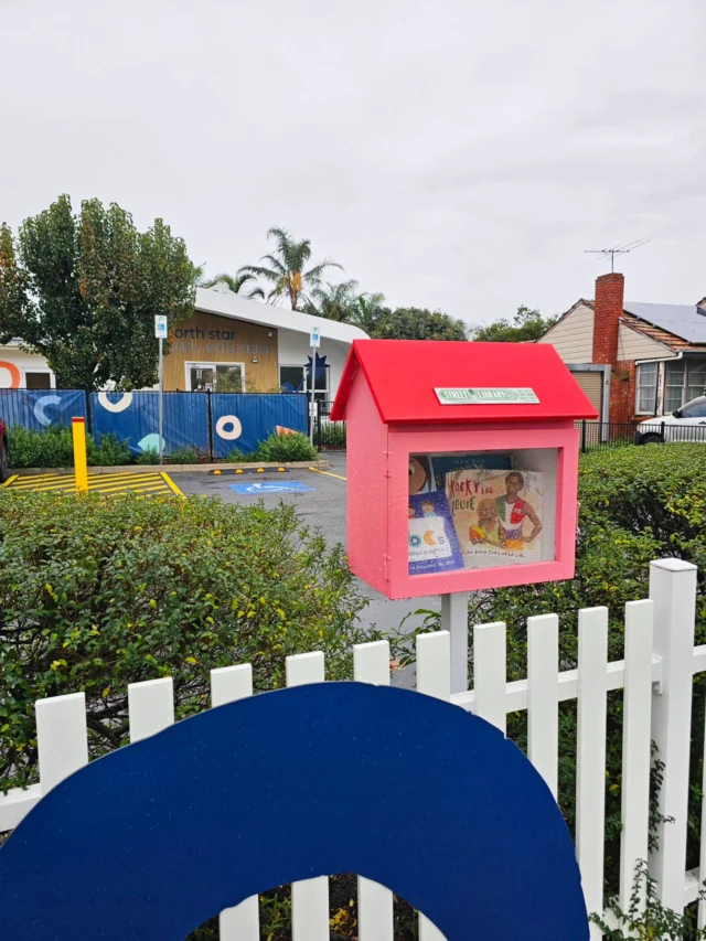 Our Street Library at North Star Bellfield isn't just for our families, it's for the whole neighbourhood. Being part of this community means as much as caring for the children who walk through our gates each day, it's about giving back to the streets and homes around us too. Take a book, leave a book, and let's keep the story going together!