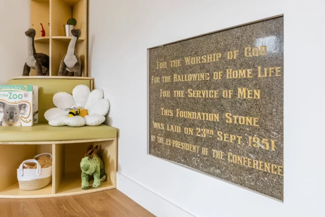 Did you know? 

Our Bellfield centre is proudly housed in the original Audrey Brooks kindergarten building- a space with deep roots in this community since 1951.

After a thoughtful renovation, this beloved building has been brought back to life, honouring its rich history while creating a warm, modern home for the next generation of little learners. The foundation stone you see here is a daily reminder of the generations of children and families this space has served, and continues to serve.

We'd love to welcome your family through these historic doors to be part of our special community. 

Enquire about enrolments via our website, or send us a message here!