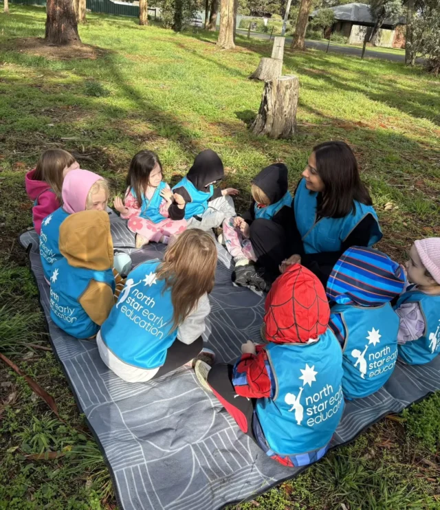 The bush is one of our greatest classrooms! The children at Wallan had a blast on their bush kinder excursion this week.

Climbing, exploring, gathering, wondering, our Bush Kinder program takes learning beyond four walls and into the world where curiosity thrives naturally. And it doesn't happen by accident.

At North Star, Bush Kinder is a natural extension of our @finlandwayschools curriculum, a research-backed approach inspired by one of the world's leading early education systems, where play, nature, and child-led discovery sit at the heart of every learning experience.
Together, they create something truly special: a kindergarten program that nurtures the whole child. Bush kinder is offered across all of our centres.

Because the best learners are the ones who know how to explore. 🌟